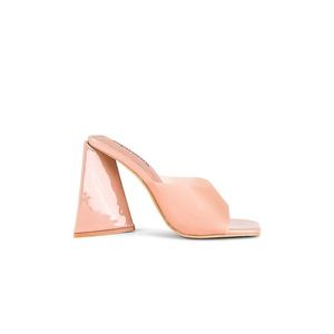 New Superdown Claudia Heel in Nude Size 8 open toe platform chunky heel